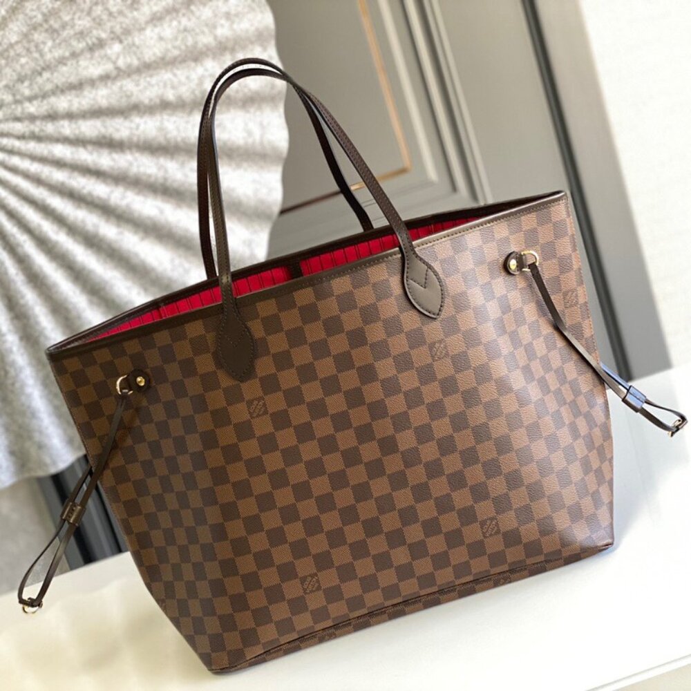️️🎄Louis Vuitton️️🎄 Neverfull MM Damier Ebene Cherry🪐
